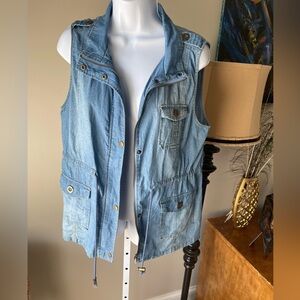 Black Label Blue Vest with Modern Design